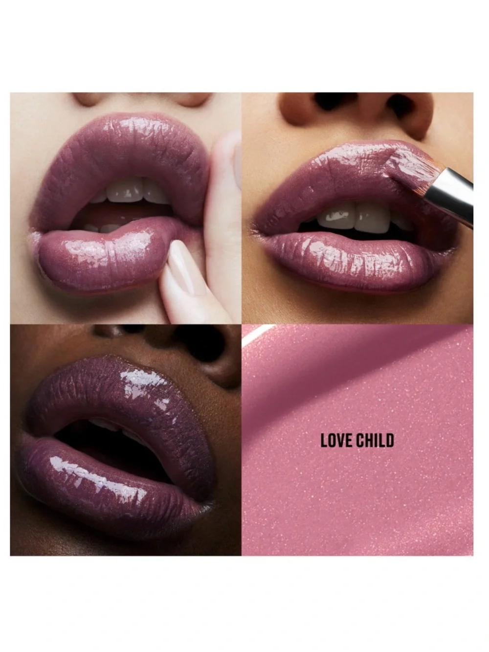 NEW MAC COSMETICS LOVE CHILD LIP GLASS GLOSS